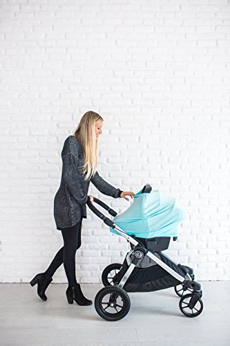 Image of Copper Pearl Nursing Cover for Breastfeeding - Multi-Use Baby Car Seat Canopy, Stroller Shade & Breast Feeding Wrap for Women, Stretchy Breathable Carseat Shawl for Boy or Girl, Skye