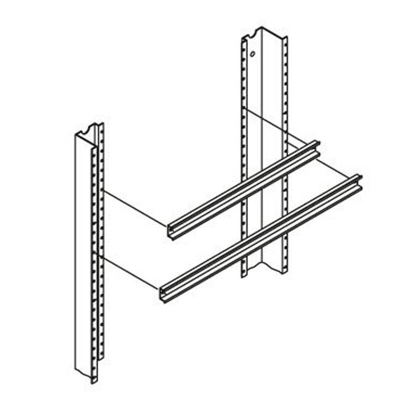 Support vert-jaune Siemens Stab horizontal 900 mm pour montage fiable