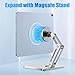 Universal Tablet Mount Holder Stand for iPad - Rotating Desktop Tablet Magnetic Ring Holder Handle Grip Bracket Compatible for iPad Pro, Air, Mini, Galaxy, Fire, Kindle, All 6-13