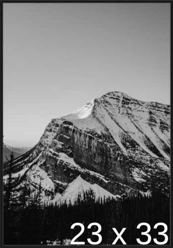 Frame It Easy 23 1/2 x 33 Satin Black Metal Frame (Ashford) 23.5x33 inches