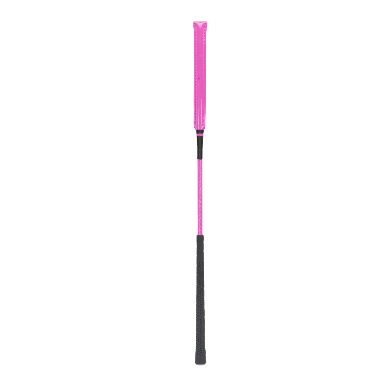 Fabater Frustino da Equitazione con Pelle Verniciata e Manico in Silicone Antiscivolo per Allenamenti di Corse di Sport Equestri 65 Cm