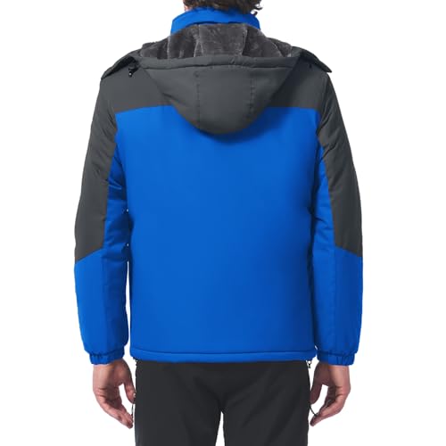 Image of Mens Winter Coats Ski Snowboard Jacket Down Waterproof Coat | Warm Jacket, Insulated Jacket, Cold Weather Jacket, Heavy Jackets, Winter Parka, Windproof Coat, Hiking, Camping, Working