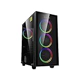 Pre-instalado: 4 Fan 120 mm sincronizables 5 V (3 x Front 1 x Rear); Fan System: Front: 3 x 120 mm ; Rear: 1 x 120 mm ; Top: 2 x 120 mm PSU Carcasa: 2 x 120 mm