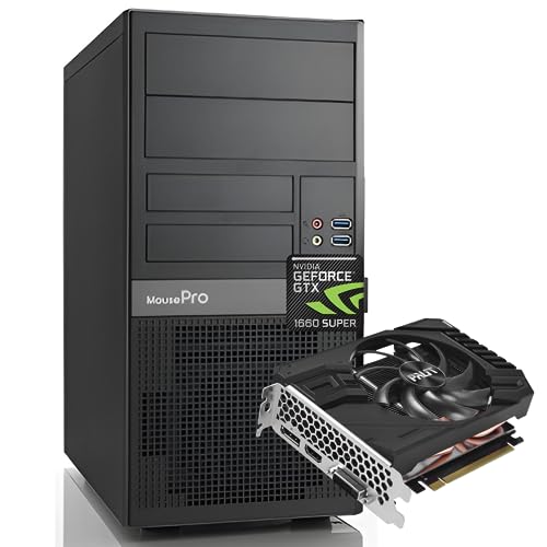 ゲーミングPC デスクトップ パソコン マウスコンピュータ Mouse Pro Core i7-7700 - GTX 1660 Super - 16GBメモリ - SSD 960GB - Windows 10 - MPRO-T398 ゲームPC - エイペックス フォートナイト (MPro Core i7-7700 / GTX 1660 Super) (整備済み品)