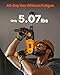 VEVOR 1 Inch SDS-Plus Rotary Hammer Drill, 8 Amp Corded Drills, Heavy Duty Chipping Hammers w/Safety Clutch, Electric Demolition Hammers, Taladro Rotomartillo, Power Tool For Concrete