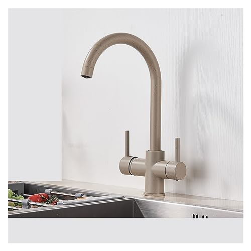 Robinet de cuisine filtré beige avec points mélangeur eau pure - 2