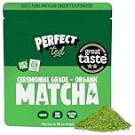 PerfectTed Organic Matcha Powder, Ceremonial Grade Japanese, 30g (30 Servings), Perfect for Lattes & Smoothies | Premium Matcha Fuel | with L-Theanine | Antioxidants | Vegan | Gluten-Free