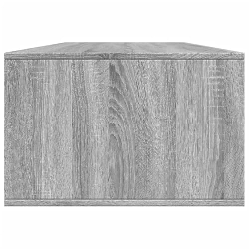 Table basse gris sonoma résolvant le manque de rangement du salon
