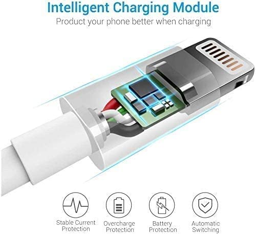 Hi-Mobiler Iphone Charger Lightning Cable,2 Pack Apple Mfi Certified Usb Iphone Fast Chargering Cord,Data Sync Transfer thumb #4
