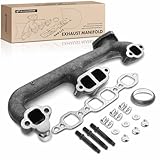 A-Premium Left Exhaust Manifold W/Gasket, Studs, Nuts, Springs, Washers [5.0L 5.7L] Compatible with Chevy & GMC - C1500 C2500 C3500 K1500 K2500 K3500, Tahoe, Suburban, Blazer, Yukon, G10, G20, G1500