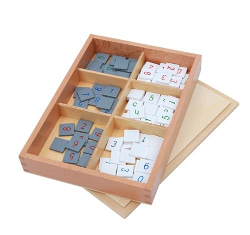 MONTESSORI Number Tiles for Checker Board - MONTESSORI MATH MATERIALS
