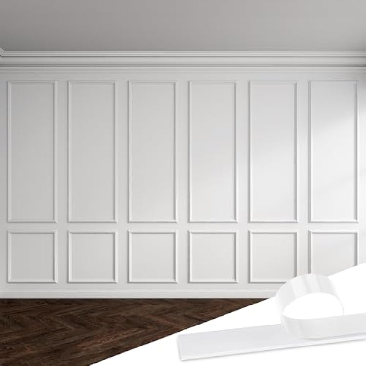 Pangda Peel and Stick Wall Molding Kit, 3D Premade India | Ubuy