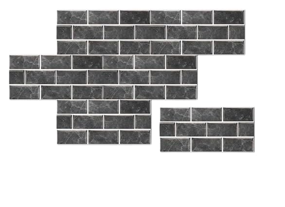 Carreaux de céramique vintage en PVC adhésifs pour rénover un carrelage mural usé