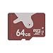 ALERTSEAL 64GB UHS-I (U1) / Class 10 (C10) microSDXC/TF Flash Memory Card with SD Adapter
