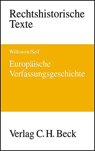 Europaeische Verfassungsgeschichte