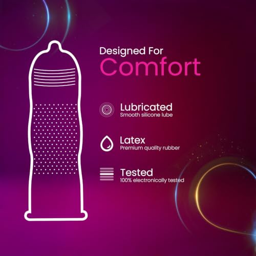 Image of Funtime Hazelnut Flavoured condom - Pack of 3 (10pc each) |Dotted Ribbed & Contoured Condoms for Highest Pleasure | Prepared With Natural Rubber Latex | Lubricated Condoms for Peak Excitement & Satisfaction