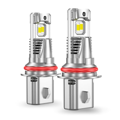 Image of SEALIGHT 9007 LED Bulbs with 90000LM, 6500K Output Canbus Ready, 9007 For Powersports IP68 60000Hrs Lifespan, 1:1 Size, 3Mins Installation, 2 Pack