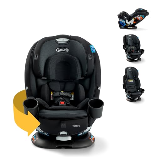 Graco Turn2Me 3-in-1 Rotating Convertible Car Seat, Cambridge, Rear-Facing Rotation,