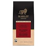 Marley Coffee One Love 100% Ethiopian Wholebean Coffee, Medium Roast, 10 Ounces