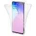 Produktbild NALIA 360 Grad Hülle kompatibel mit Samsung Galaxy S10e, Full-Cover Vorne Hinten Rundum Handyhülle Doppel-Schutz, Ganzkörper Silikon Case Dünn Transparent Display-Schutz Bumper, Farbe:Transparent