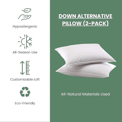 Set 2 Almohadas Ajustables con Relleno Alternativo miniatura 6