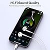 2 Pack Earphones for iPhone [MFi Certified] HiFi Stereo Headphones Wired In-Ear Earbuds Built-in Mic & Volume Control Compatible with 14/13/12/11/Plus/Pro/Pro Max/mini/XS/XS Max/X/XR/SE/8/8 P/7/7 P #5