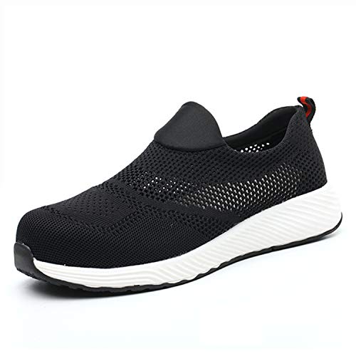 Blueskyli Sicherheitsschuhe Herren Damen S3 Leicht Sommer Arbeitsschuhe Sportlich Atmungsaktiv Schutzschuhe mit Stahlkappe