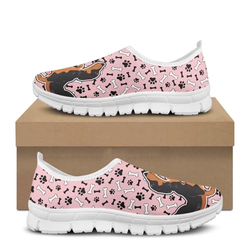 Image of Jeiento Cute Dog Women's Casual Slip On Shoes Loafers Sneakers for Women