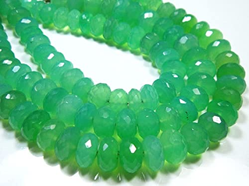 Chrysoprase Chalcedony en perles rondelles pour créer vos bijoux bohèmes chics d'été