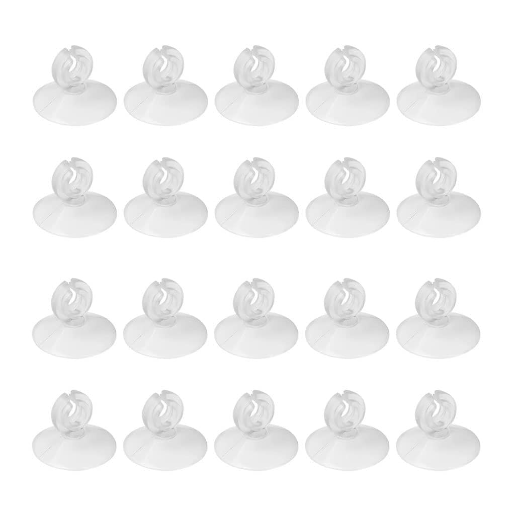 10/20 / 50 / 100Pieces Aquarium Fish for Tank Suction Cups Suckers Clips Airline Pump Tubing Fixation Suction Cup Airline Tubing Holder