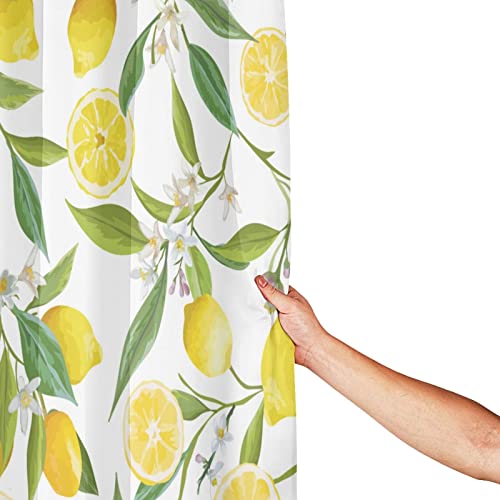 Rideau de douche lavable imperméable 183x183 cm avec 12 crochets - Accessoire salle de bain