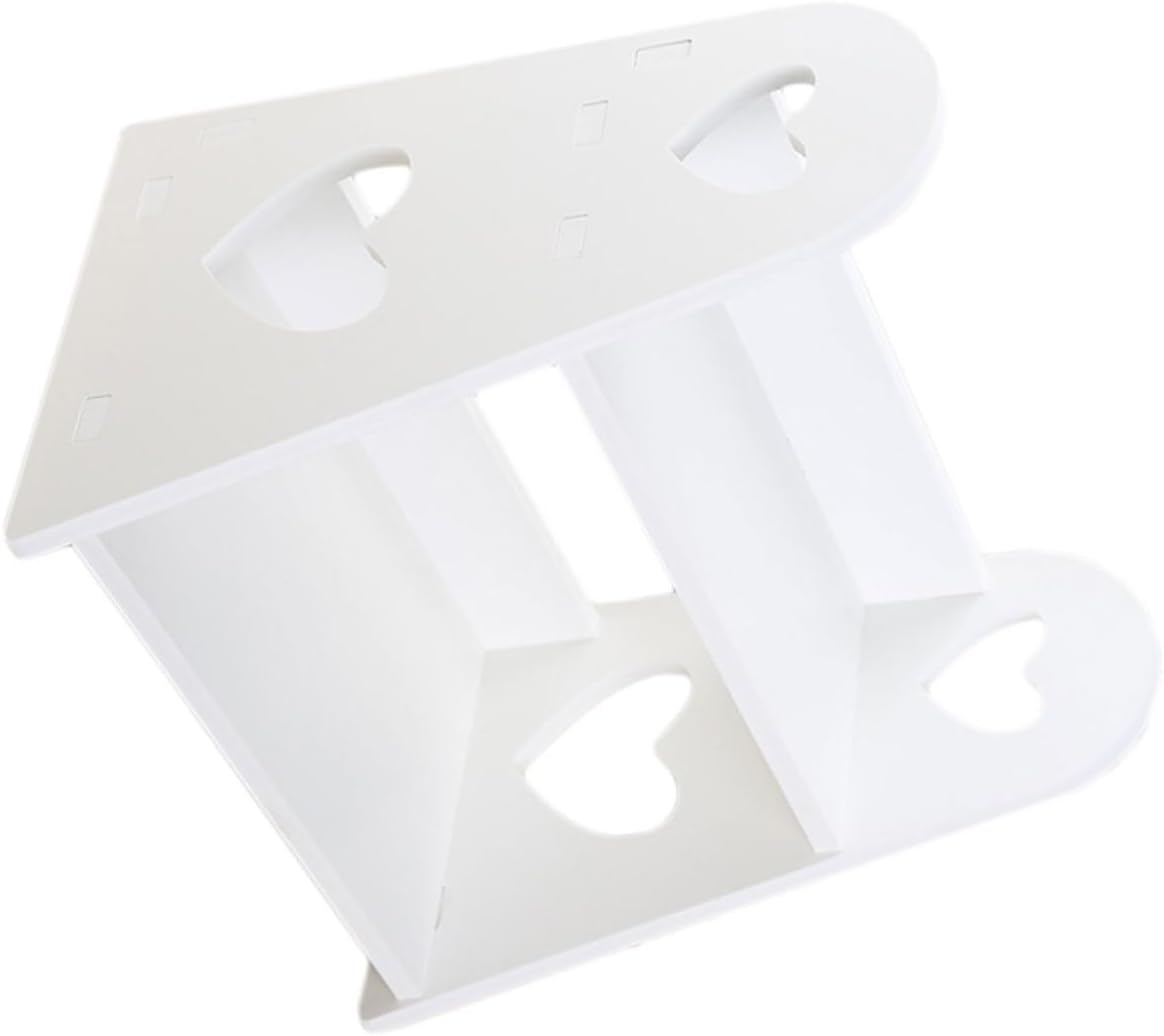 Bathroom Shelf Heart-Shaped Hollow Storage Rack for Cosmetics Small Washbasin Organizer Easy Installation Material for Bathroom and Vanity Use