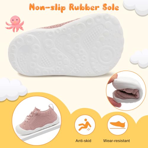 Image of JIASUQI Baby Shoes for Toddler Boys Girls Sneakers Slip on Walking Shoes for Babies