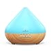 Price comparison product image Essential Oils Diffuser, Anjou 300ml Aromatherapy Diffusers Ultrasonic Aroma Humidifier with Cool Mist Waterless Auto Shut-Off, 4 Timer Settings, 7 Color LED Lights(Light Grain)