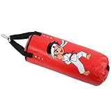 Kid Sandbag Niños Boxing Sandbag para niños Juguetes para niños Regalo para Adolescentes Adultos(Red, 60CM)