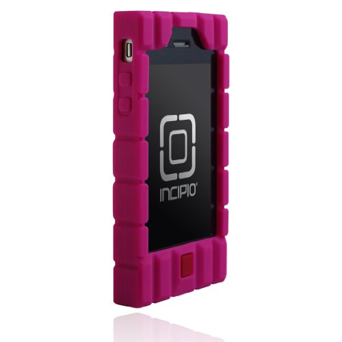 Incipio BOMBPROOF etui silicone rose compatible iPhone 4 robuste - 3