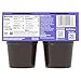 Jell-O Dark Chocolate Zero Sugar Ready-to-Eat Pudding Snack Cups, 4 ct Cups