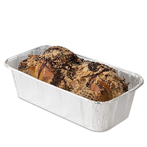 Stock Your Home 2 Lb Aluminum Foil Mini Loaf Pans (50 Pack) Disposable Small Loaf Pan – 2 Pound Baking Tin Liners, Perfect To Bake Cakes, Bread Loaves, And Meat - 8.5 X 4.5 X 2.5 #TOP4