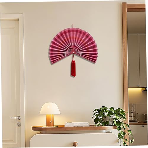 Ventilateur mural de 30x22 pouces pliable et décoratif pour grand salon - 6