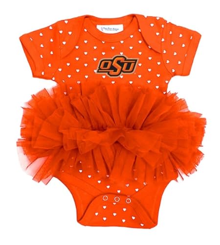 Image of Two Feet Ahead Newborn Baby Girl Bodysuit Creeper Hearts Tutu Skirt Dress Sizes 0-3M 6M 12M