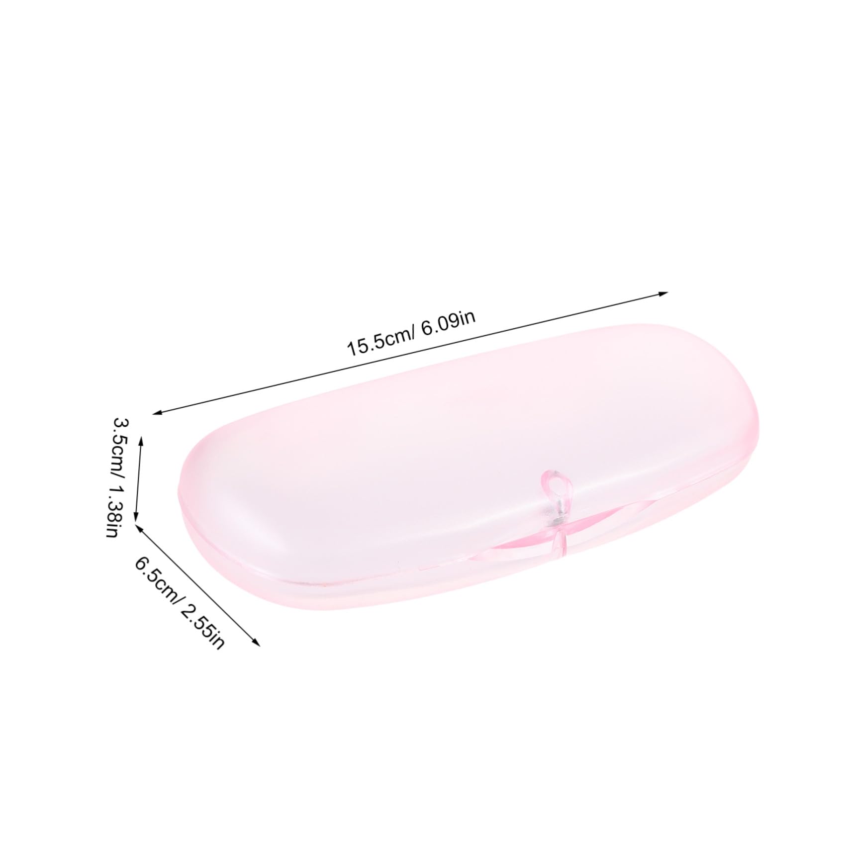 HEMOTON 10 Pezzi Custodia Occhiali Trasparente Opaca Resistente Urti Antipolvere Portatile per Occhiali da Sole Adulti Organizer Viaggio