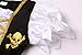 Bordazor Pirate Costume for Girls Pirate Cosplay Dress Up Set for Halloween (5-7 Years)