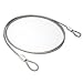 Luggage Lock Safety Cable - Lightweight 7X7 Braided Stainless Steel, 48" long