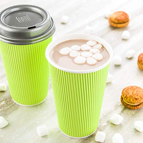 image for Restaurantware 20 Ounce Ripple Insulated Coffee Cups, 250 Double Wall 