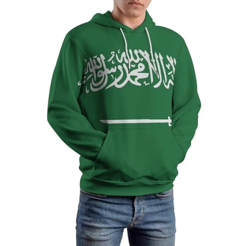 Sweat à Capuche Arabie Saoudite Pull Mixte Confortable Contre le Froid - 2