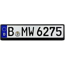 Compatible with BMW European German License Plate with Frame