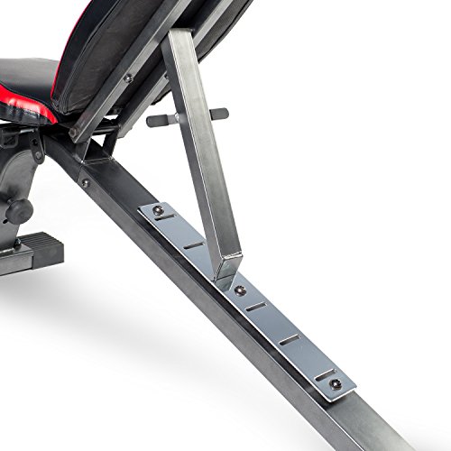 CAP Barbell Memory Foam FID Training Bench, Black/Red