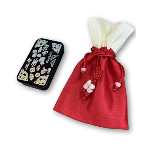 DIY Korean Traditional Mother of Pearl Storage Box Set My Own Mini Portable Box Pearl Stickers Jewelry Box