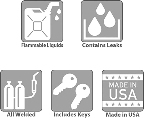 Jamco BM45YPQA 45 Gallon Safety Steel Metal Flammable Liquid Storage Cabinet thumb #4