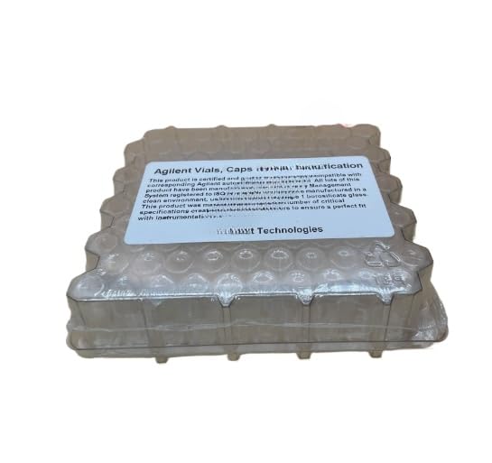 yancinne 100pcs new 5182-0714 2 ml transparent sample bottle with screw mouth